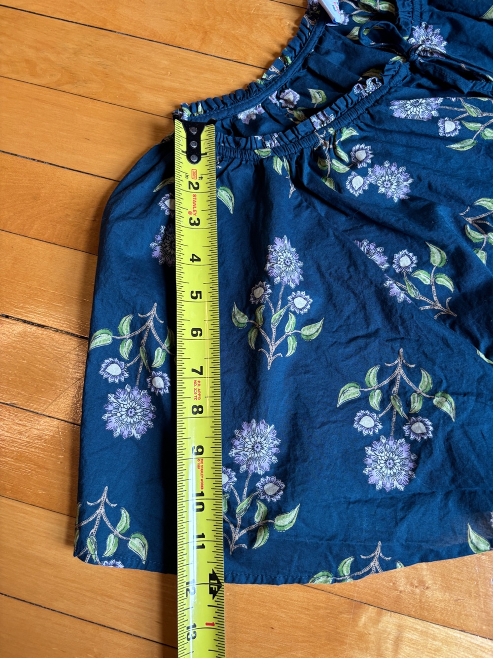 EUC Old Navy Flutter-Sleeve Tassel-Tie Top | Floral Peasant Blouse | Women’s XXL - Picture 10 of 16
